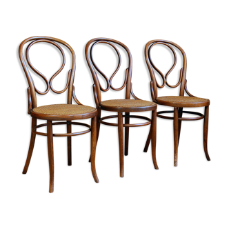 Lot 3 chairs bistro 'omega' of fischel 1890