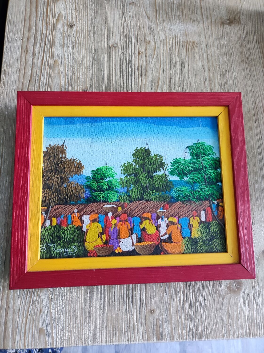 3 colorful paintings