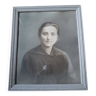 Old photograph of a woman's portrait