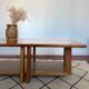 Vintage solid elm table