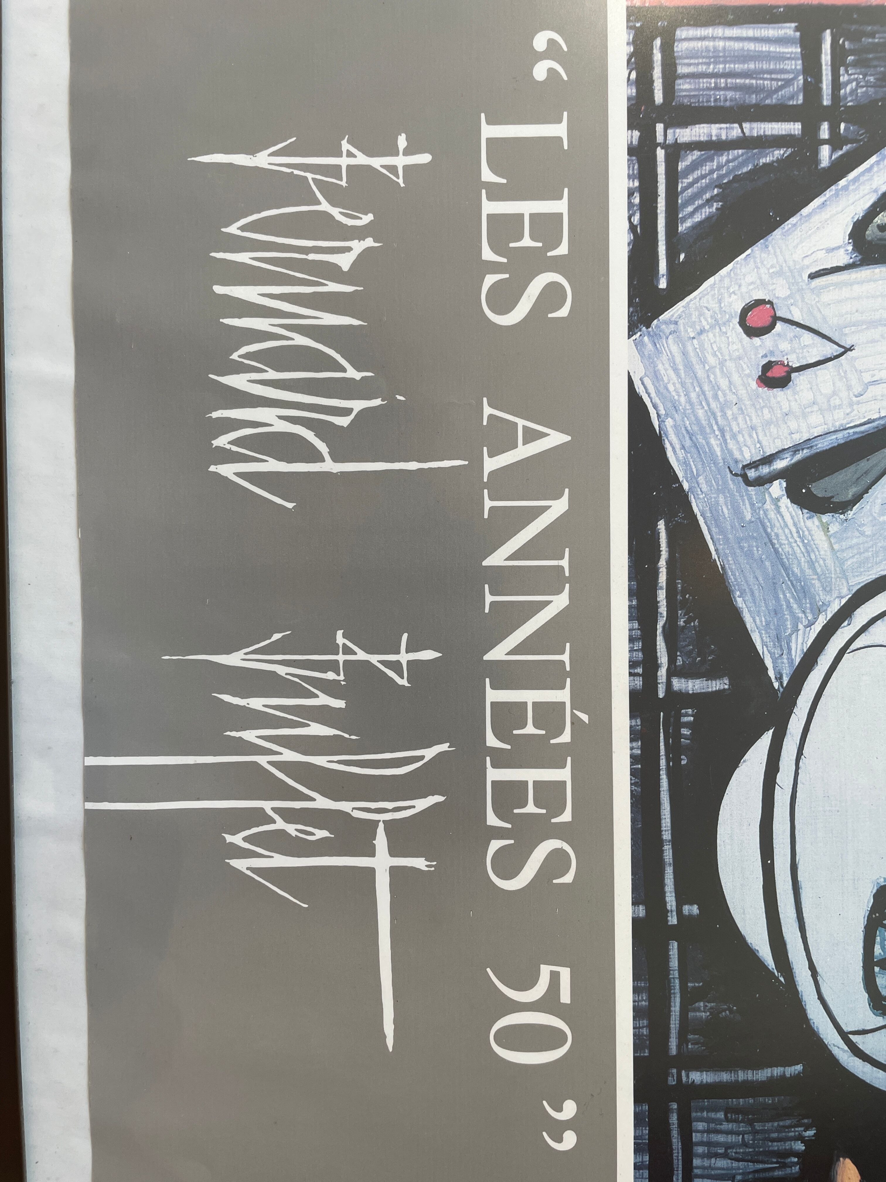 Poster exhibition Bernard Buffet - La Baule 1980