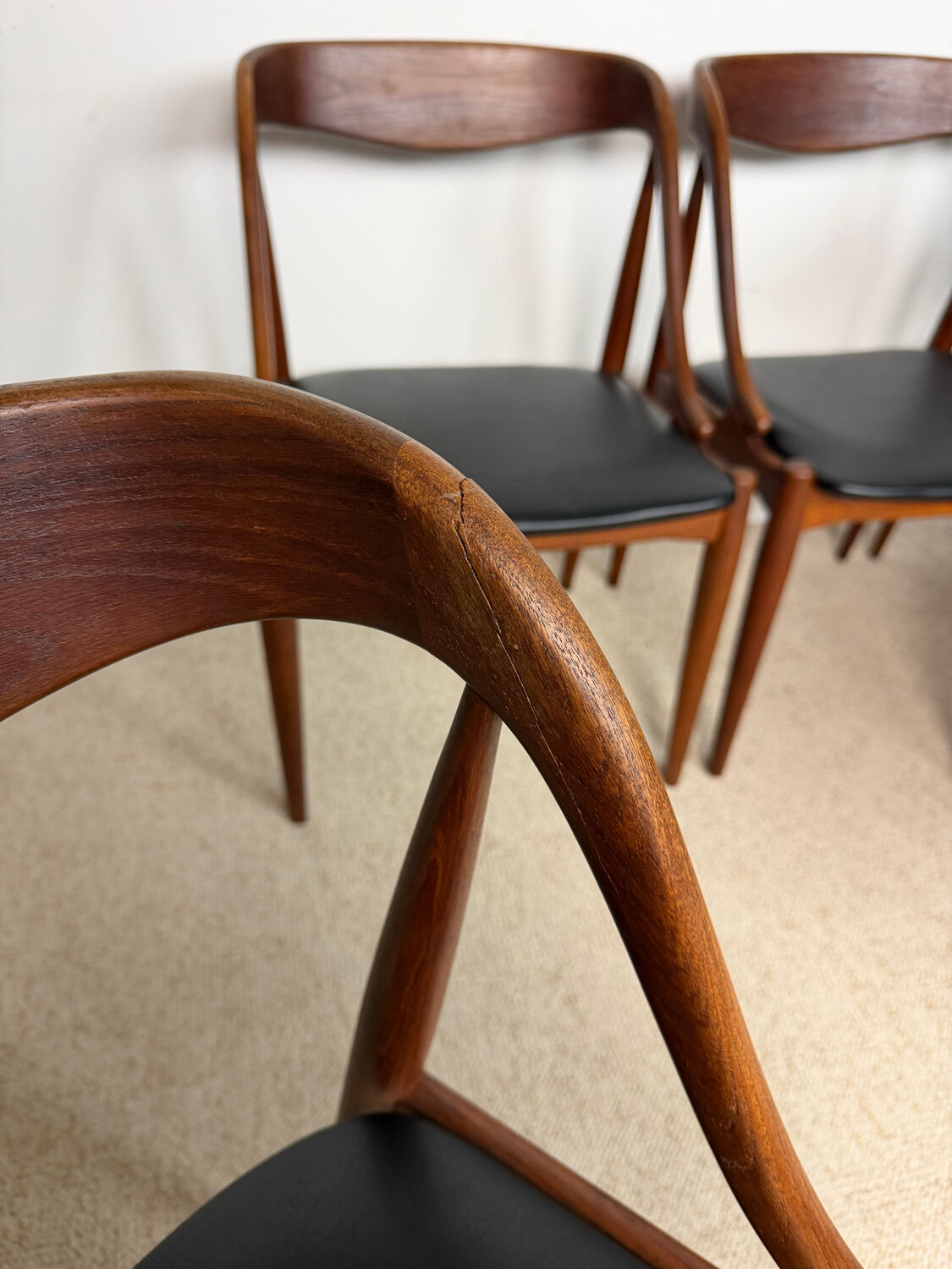 Scandinavian teak chairs – attributed to Johannes Andersen