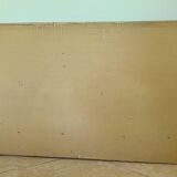 Vintage ochre bench locker shelf