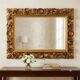 Ancient baroque frame in carved wood, Italy, 20th century