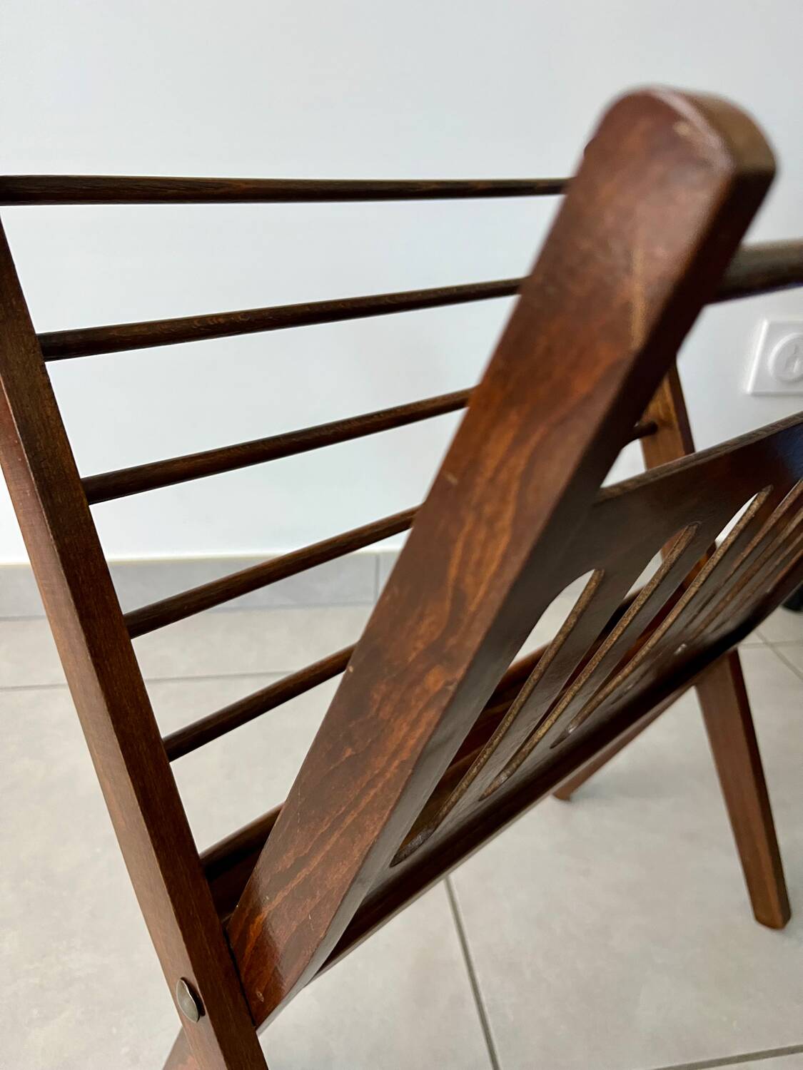 Vintage Cees Braakman magazine rack
