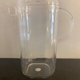 Transparent ice bucket and pitcher, Italian design Guzzini, 1970