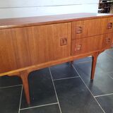 Scandinavian teak row from the 60s 100×62cms