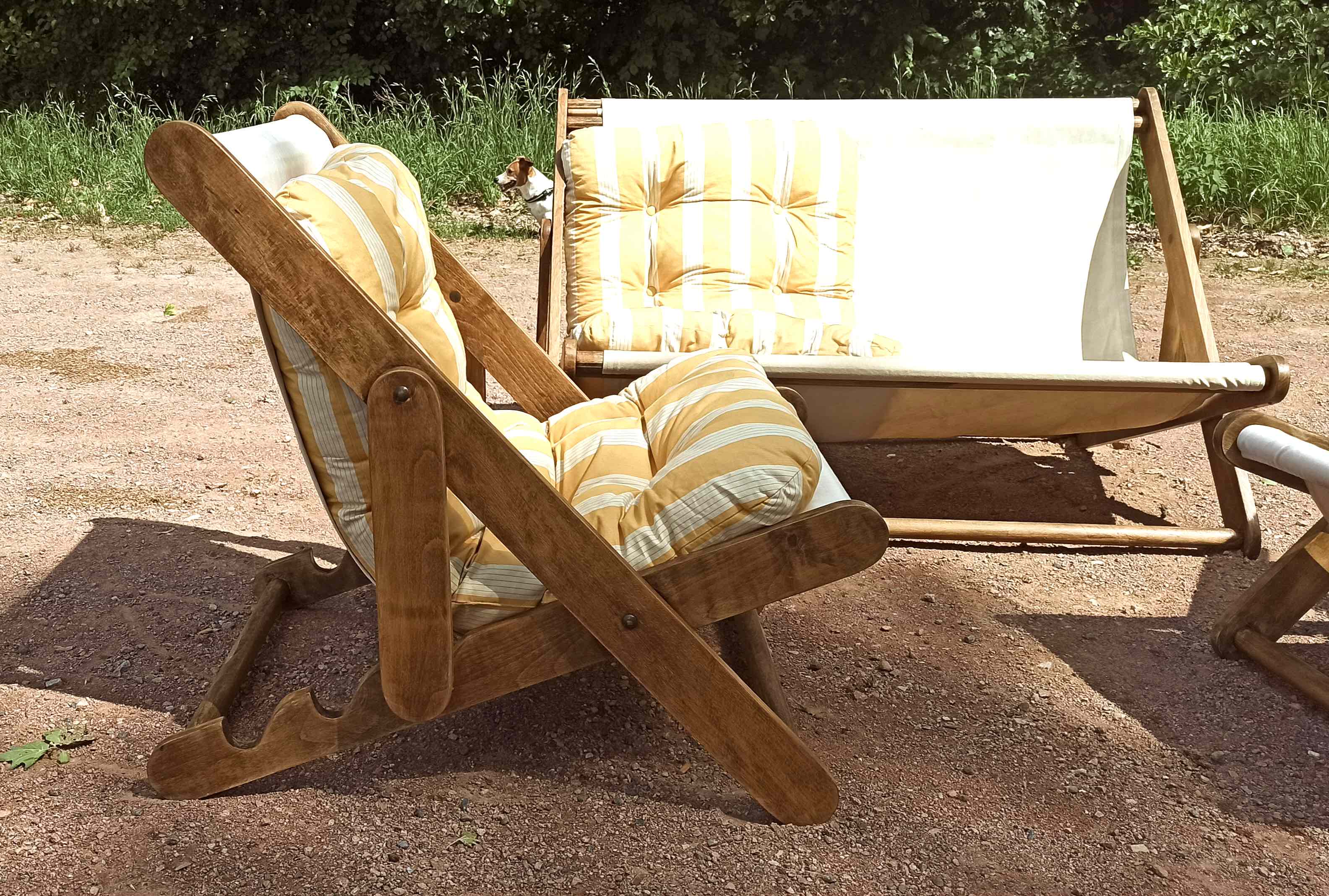 Garden furniture 3 rooms Pierre Beguet 70s