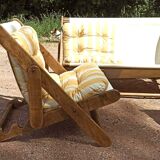 Garden furniture 3 rooms Pierre Beguet 70s