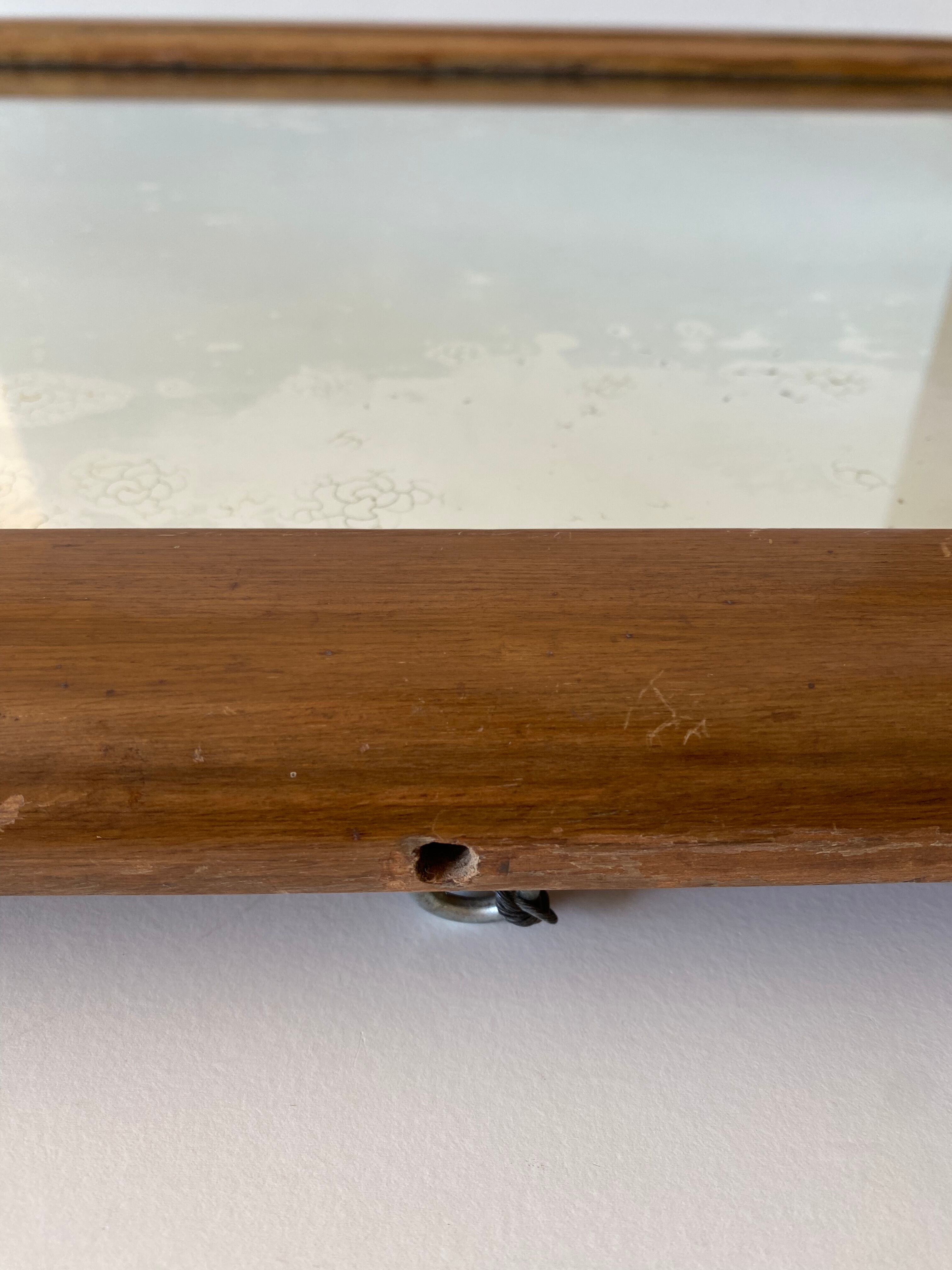 Old rectangular mirror