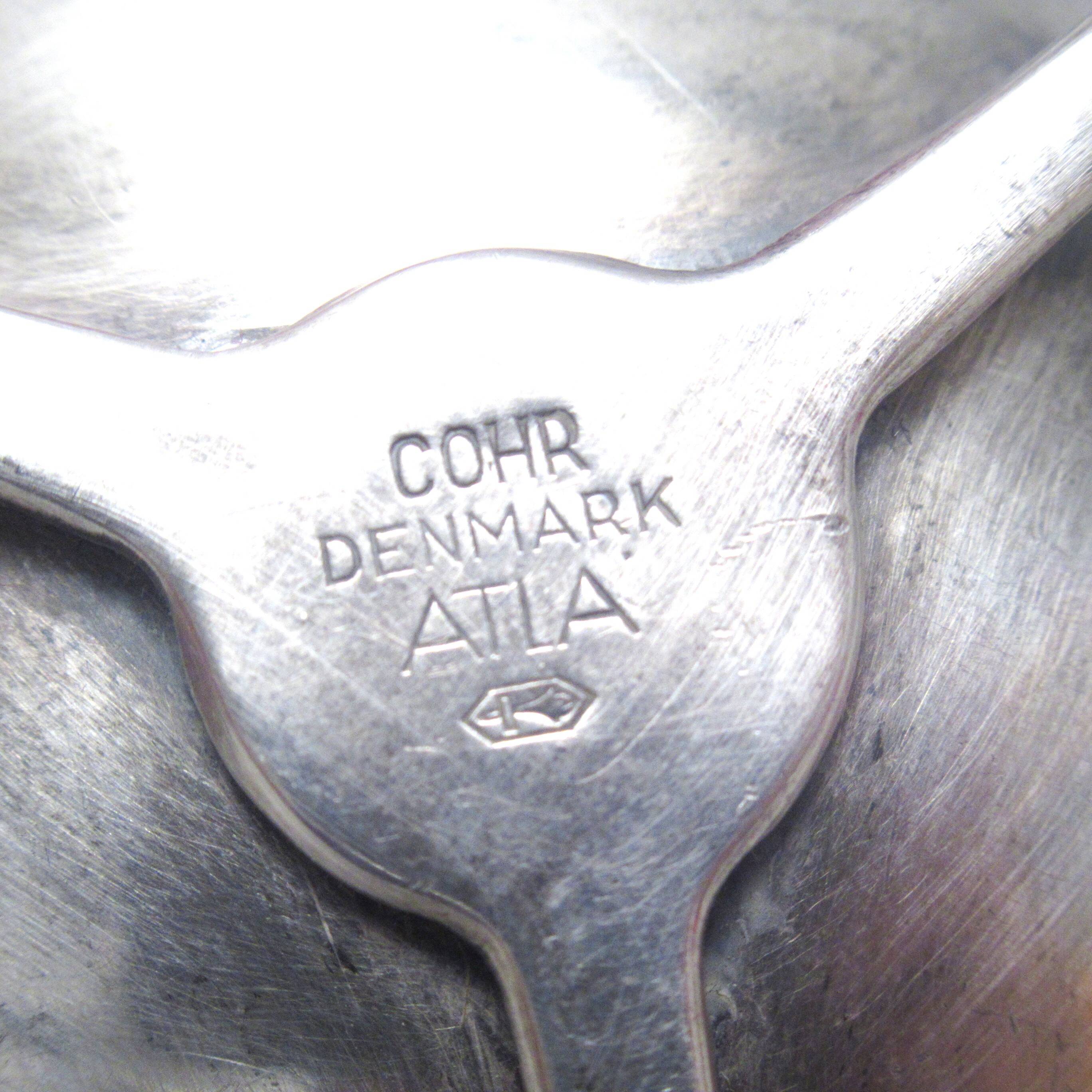 Pair of Danish candlesticks Carl Cohr Atla 1959