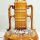 Fat lava mid-century ceramic/vintage floor lamp