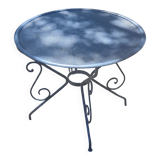 Vintage wrought iron coffee table