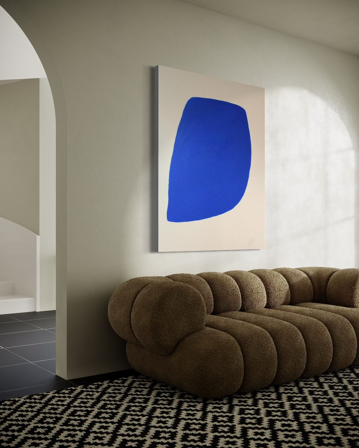 Contemporary abstract "not a circle"