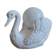Vintage opaline globe bedside swan lamp