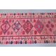 Pink Turkish Hand-Knotted Runner 86x317