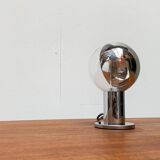 Vintage German table lamp in chrome and glass by Motoko Ishii for Staff.