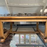 Table from the 1940s in light oak