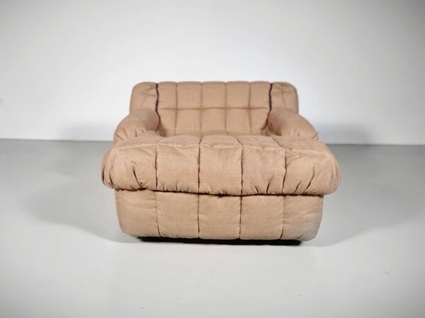 Longue chaise longue à rayures de Cini Boeri pour Arflex, années 1960