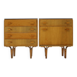 1960s Frantisek Mezulanik Pair of Chest of Drawers, Czechoslovakia