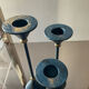 Trio of vintage candle holders from the 70s-80s