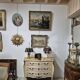 Louis XV style chest of drawers painted with flowers, Italian manufacture