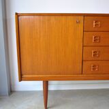 Scandinavian teak row 1970