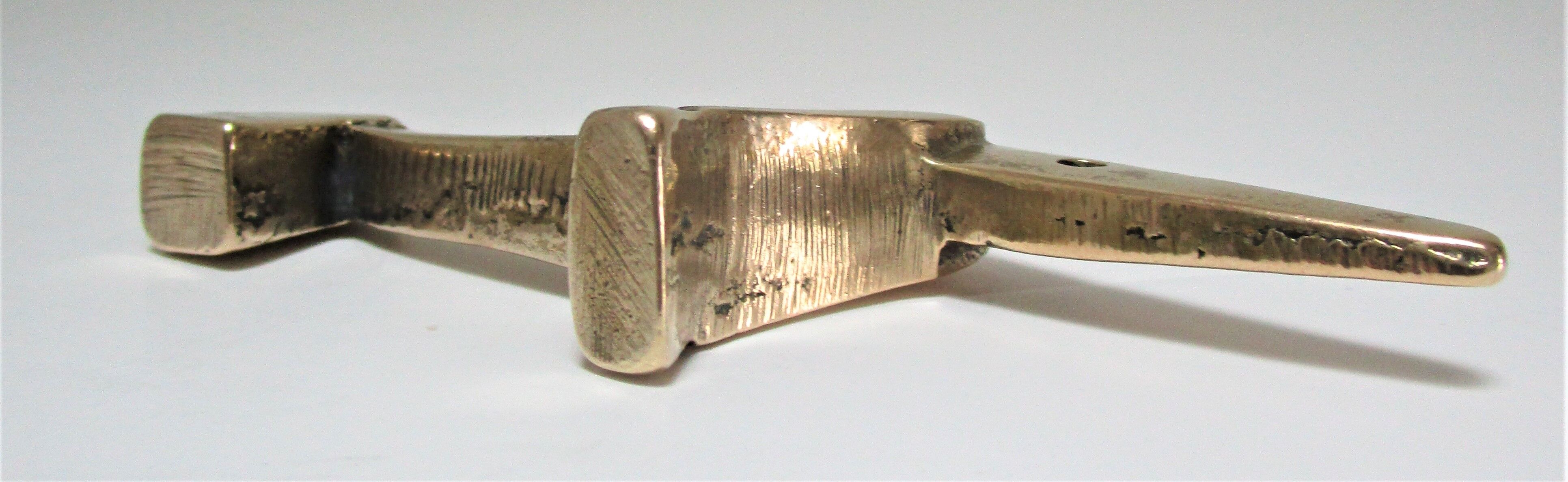Dachshund bronze pen holder zoomorph design 60s