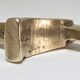 Dachshund bronze pen holder zoomorph design 60s