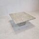Italian Carrara Marble Coffee Table, 1980s