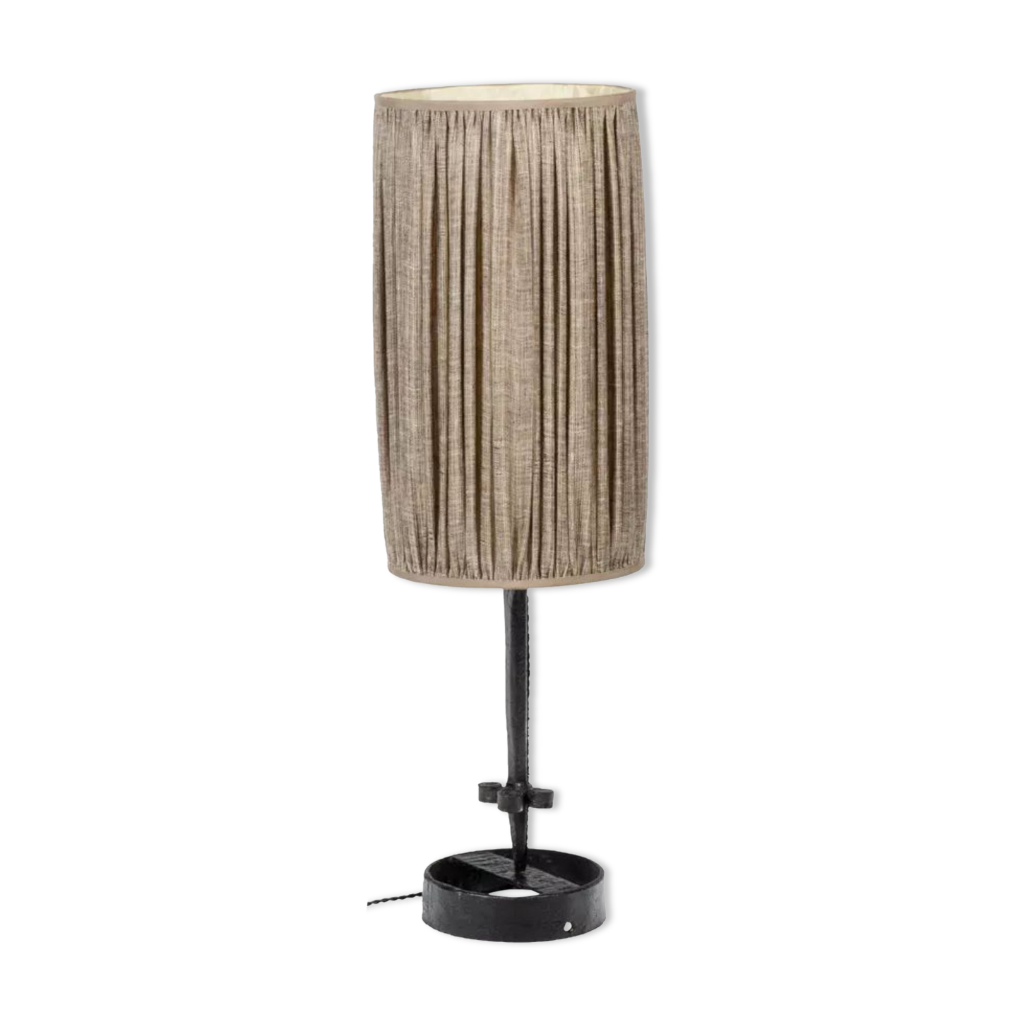 Jean Touret, Wrought iron lamp, 1950s