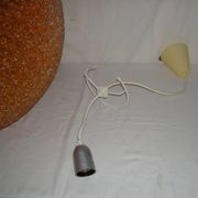 Suspension orange Sugar ball by John and Sylvia Reid from the 1960s.