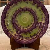 Vintage slip pot and plate