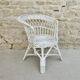 Woven wicker basket chair