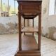 19th-century oak console table