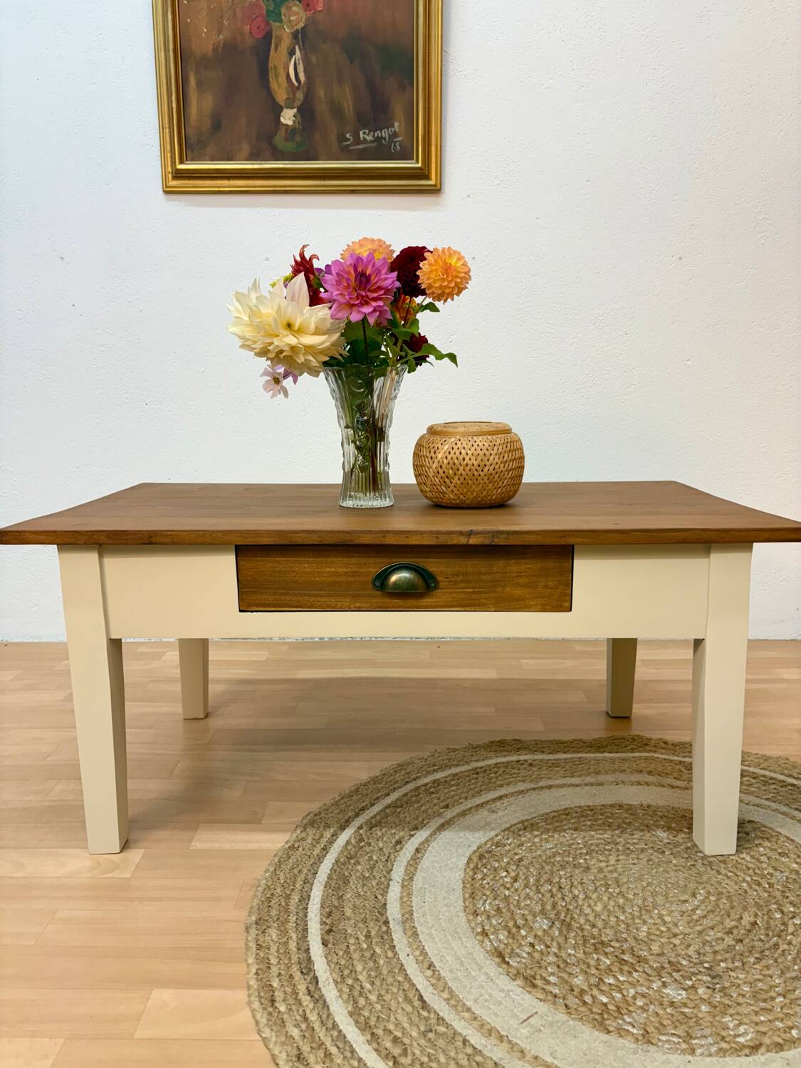 Chestnut coffee table