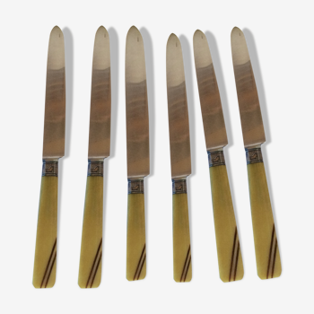 Art deco table knives