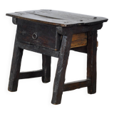 Spanish oak side table, 18th century