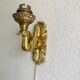 Bronze wall light, golden brass, clip-on wallpaper lampshade