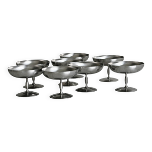 6 coupelles sur pied