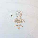 Digoin Sarreguemines "Lilitia" Large flat plate cake dish