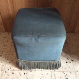 Velvet pouf