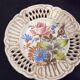 Set of 3 openwork ceramic plates