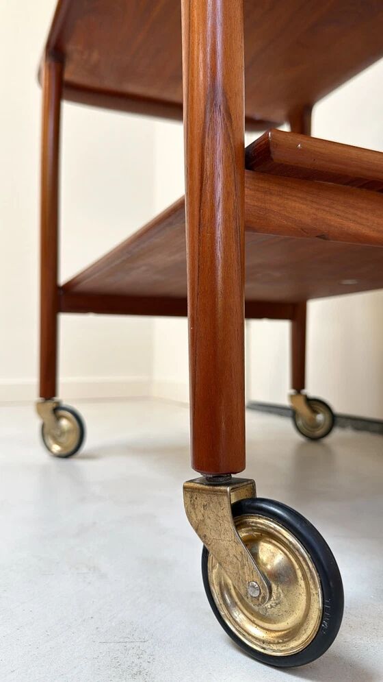 Vintage teak trolley by Niels Otto Møller