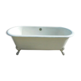 An emailed cast iron bathtub