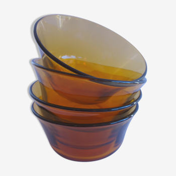 Duralex raviers in amber glass