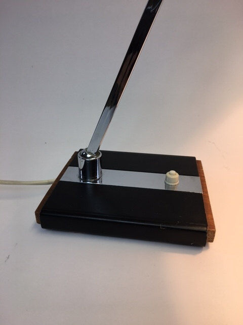 Italian vintage black desk lamp