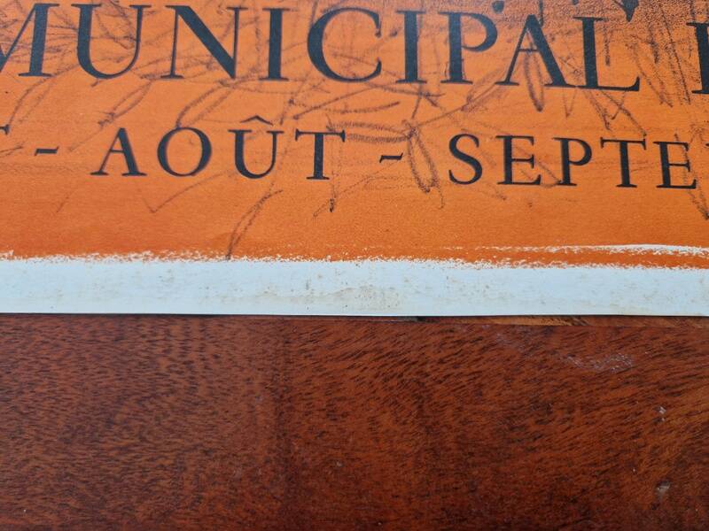 Jean Carzou (1907-2000) - Exhibition poster from 1965 - Imprimerie Mourlot - Dedicated by Carzou