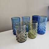 Verre en verre soufflé "Bulito"