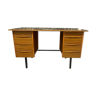 Modernist desk with 8 drawers circa 1960